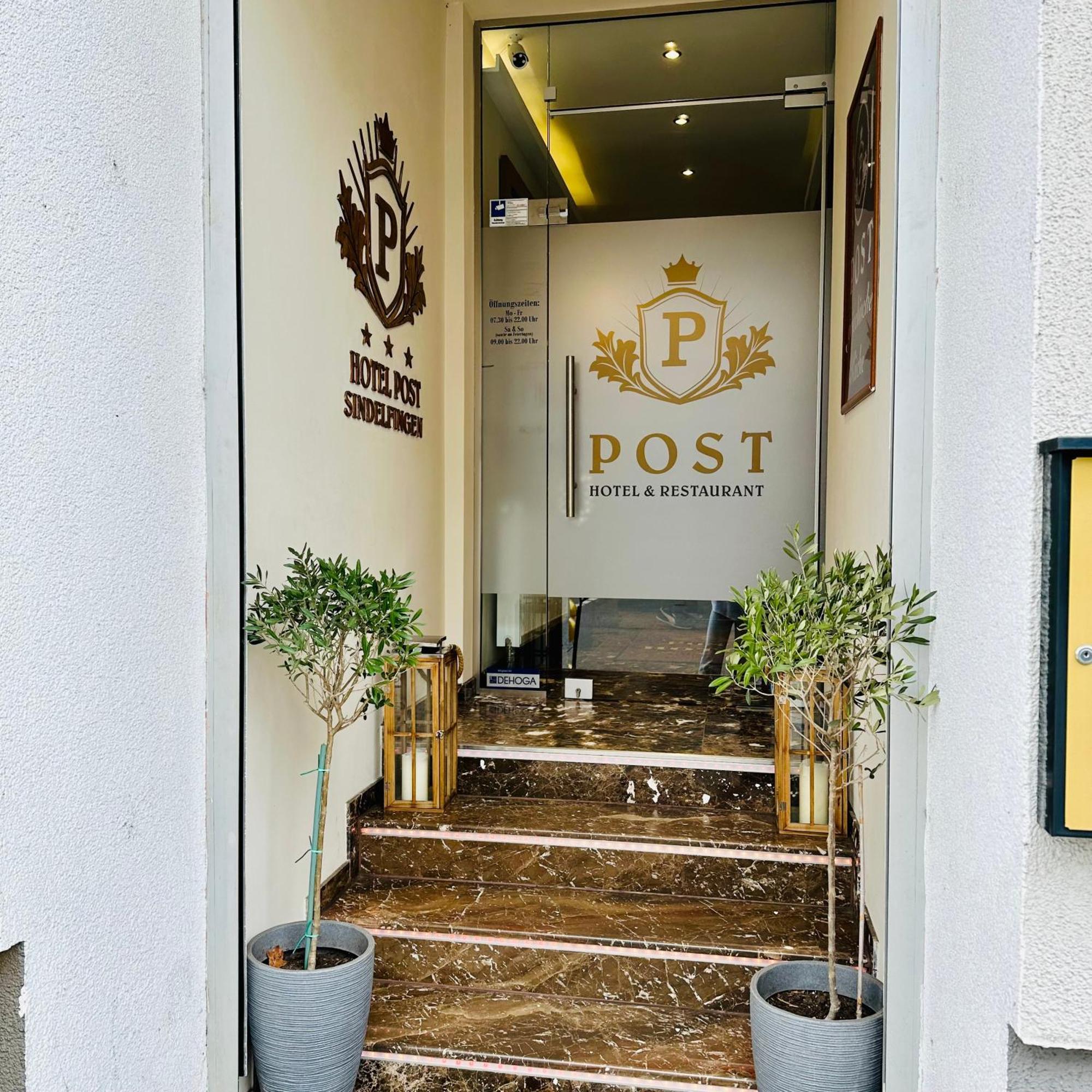 Hotel Post Зіндельфінген Екстер'єр фото